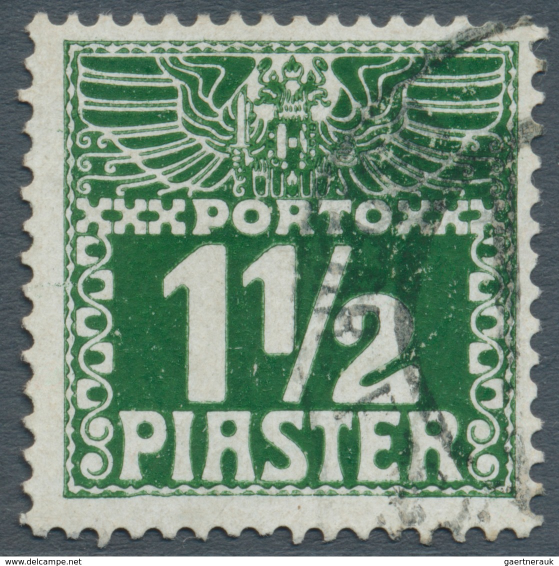 Österreichische Post In Der Levante - Portomarken: 1908, ¼ Piaster Bis 30 Piaster In B-Farbe Dunkelg - Eastern Austria