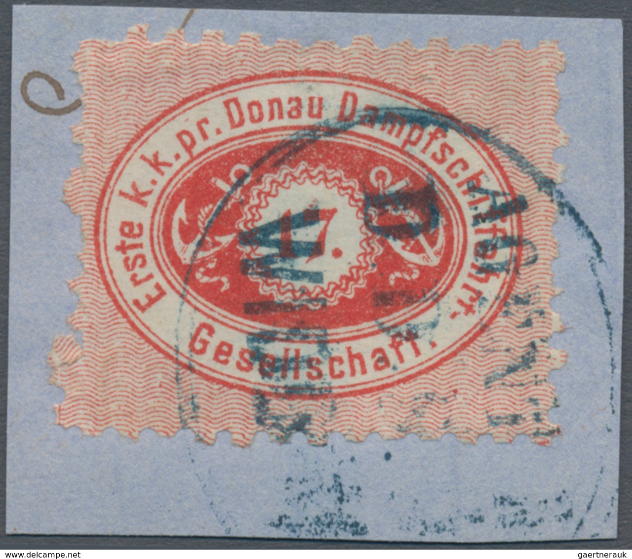 Österreich - Donau-Dampfschifffahrtsgesellschaft: 1866/1878, Lot Von Sieben Sauber Gestempelten Wert - Other & Unclassified