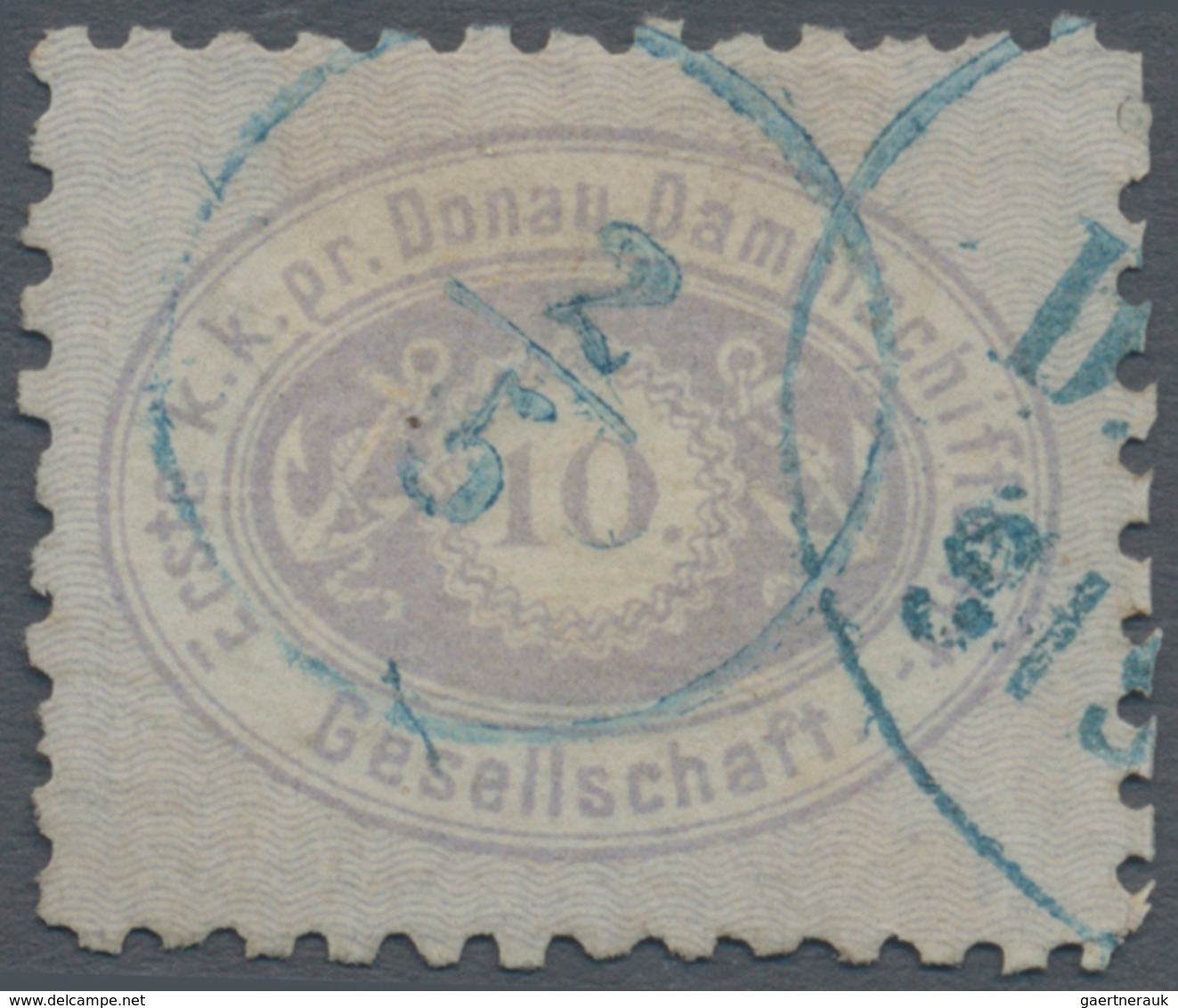 Österreich - Donau-Dampfschifffahrtsgesellschaft: 1866/1878, Lot Von Sieben Sauber Gestempelten Wert - Sonstige & Ohne Zuordnung