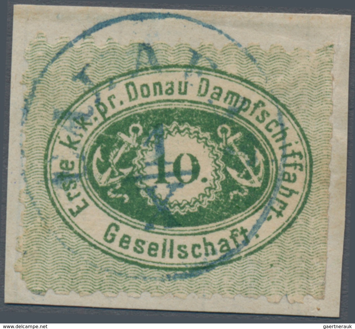 Österreich - Donau-Dampfschifffahrtsgesellschaft: 1866/1878, Lot Von Sieben Sauber Gestempelten Wert - Sonstige & Ohne Zuordnung