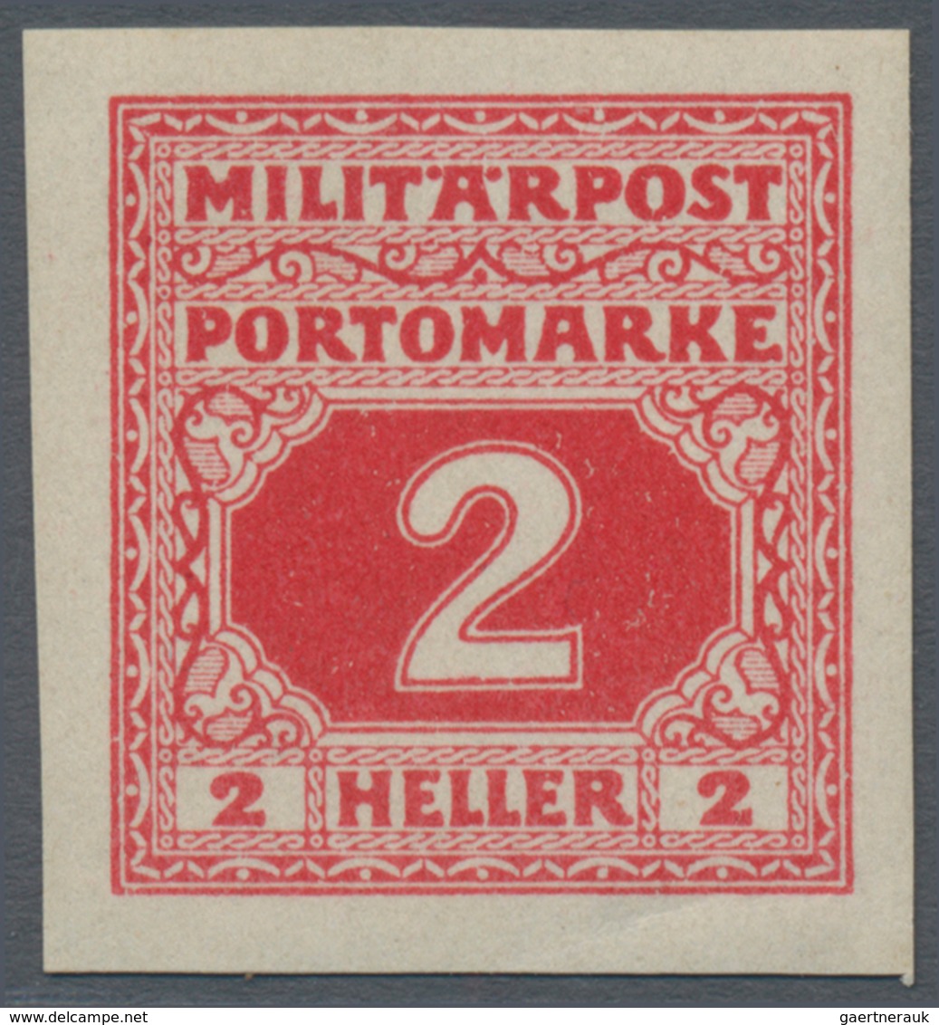 Bosnien Und Herzegowina (Österreich 1879/1918): 1919, Ziffern-Portomarken 2 H Bis 3 Kr. Kompletter U - Bosnia And Herzegovina