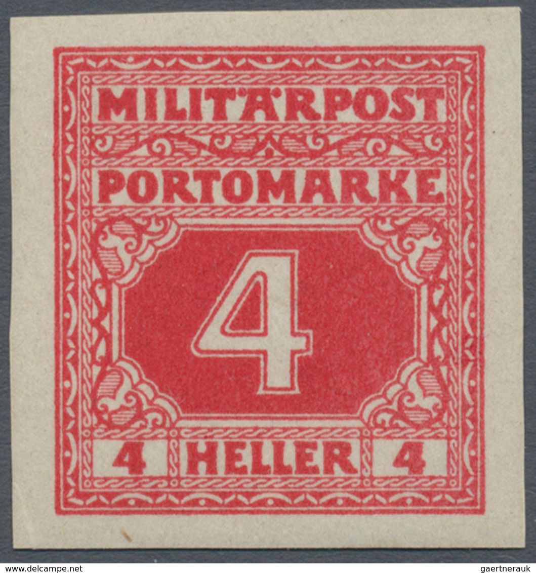 Bosnien Und Herzegowina (Österreich 1879/1918): 1919, Ziffern-Portomarken 2 H Bis 3 Kr. Kompletter U - Bosnia And Herzegovina