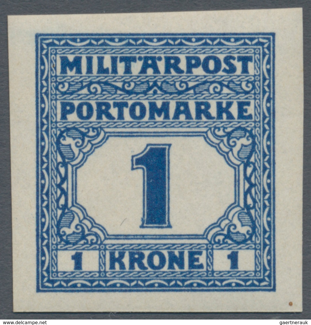 Bosnien Und Herzegowina (Österreich 1879/1918): 1919, Ziffern-Portomarken 2 H Bis 3 Kr. Kompletter U - Bosnien-Herzegowina