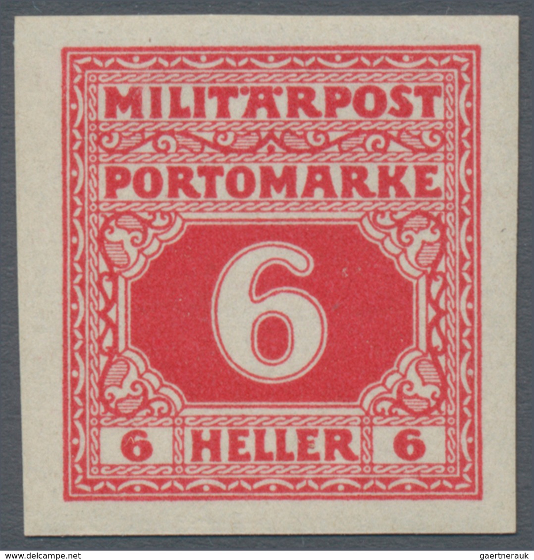 Bosnien und Herzegowina (Österreich 1879/1918): 1919, Ziffern-Portomarken 2 H bis 3 Kr. kompletter U
