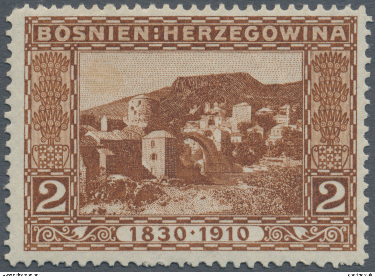 Bosnien und Herzegowina (Österreich 1879/1918): 1910, "80. Geburtstag Franz Joseph" alle 80(!) versc