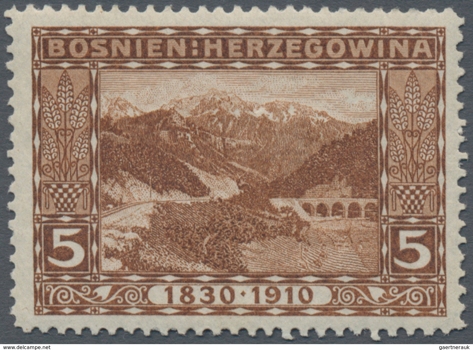 Bosnien und Herzegowina (Österreich 1879/1918): 1910, "80. Geburtstag Franz Joseph" alle 80(!) versc