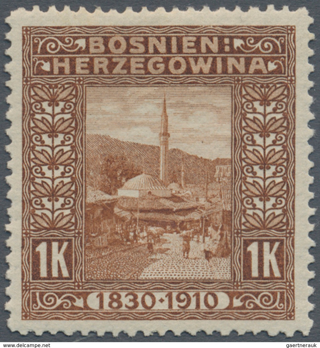 Bosnien und Herzegowina (Österreich 1879/1918): 1910, "80. Geburtstag Franz Joseph" alle 80(!) versc