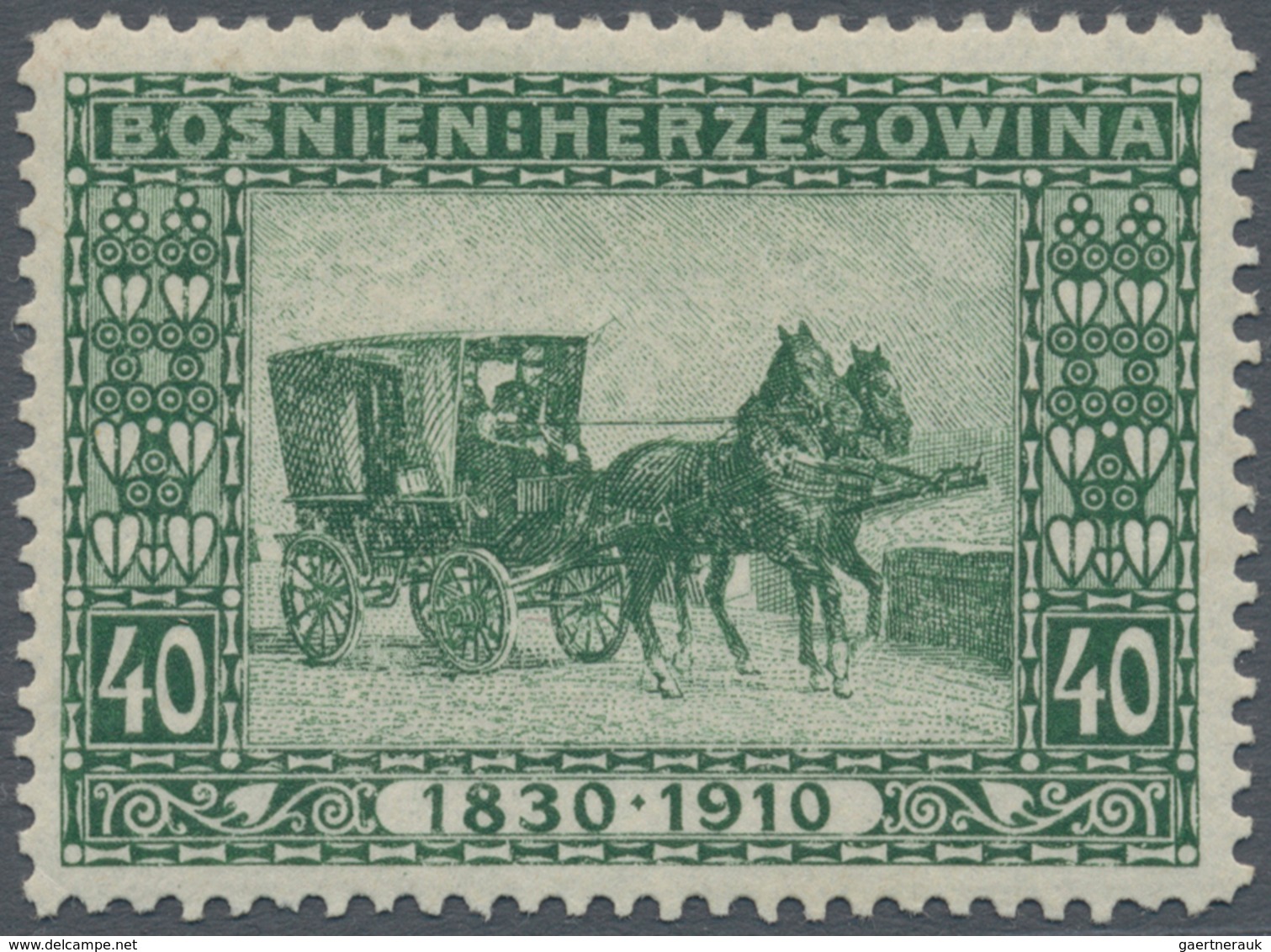 Bosnien und Herzegowina (Österreich 1879/1918): 1910, "80. Geburtstag Franz Joseph" alle 80(!) versc