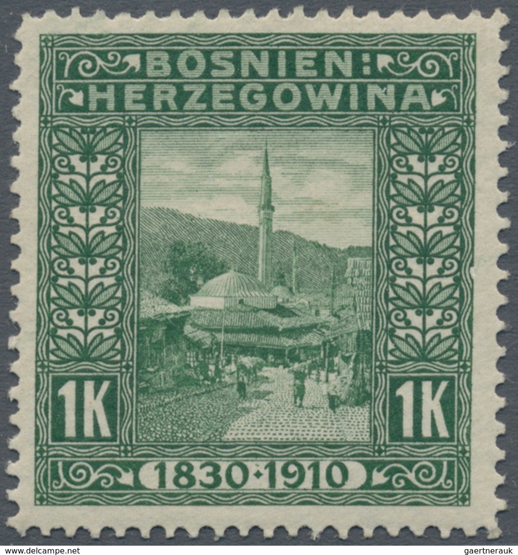 Bosnien und Herzegowina (Österreich 1879/1918): 1910, "80. Geburtstag Franz Joseph" alle 80(!) versc