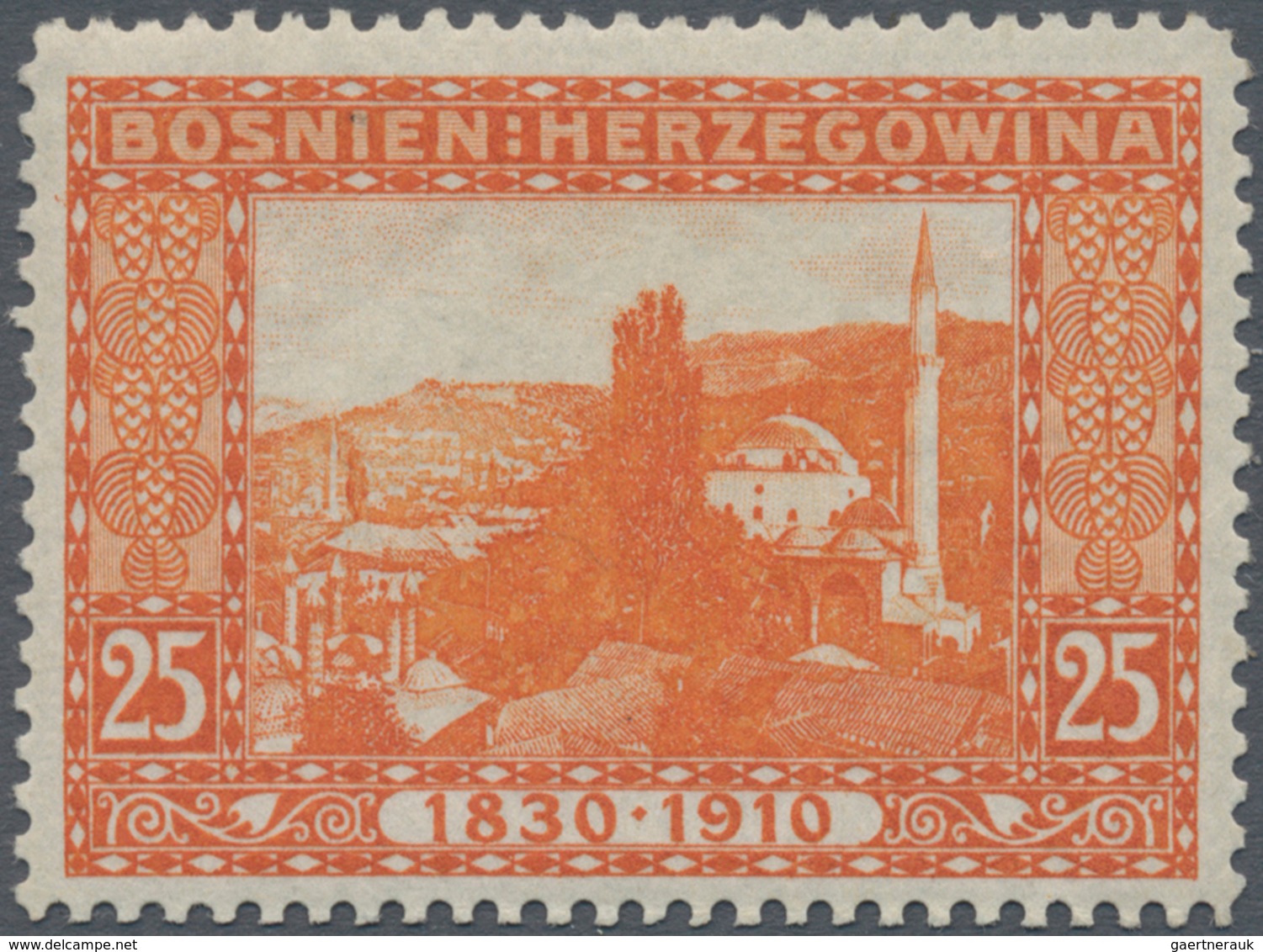 Bosnien und Herzegowina (Österreich 1879/1918): 1910, "80. Geburtstag Franz Joseph" alle 80(!) versc