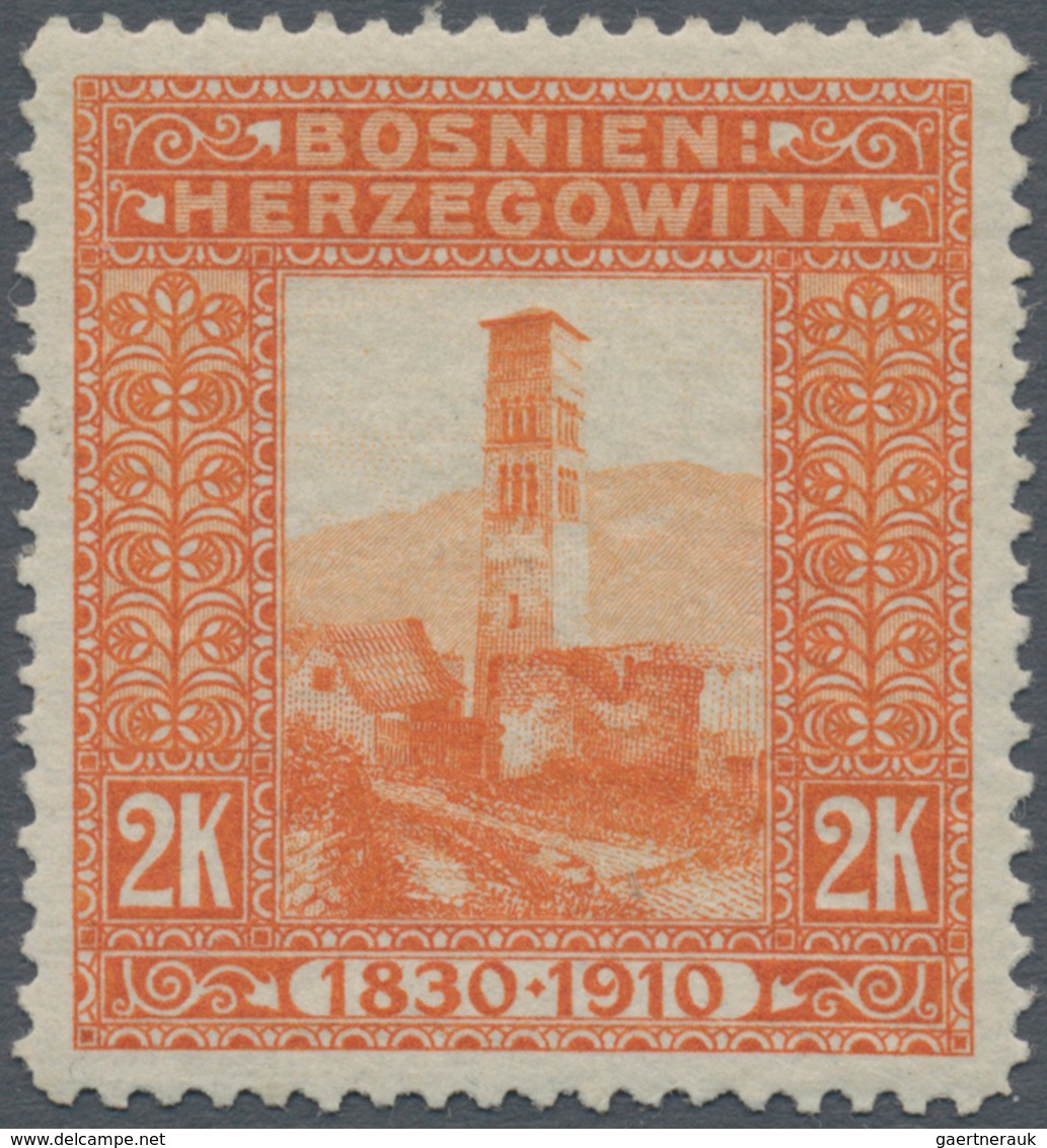 Bosnien und Herzegowina (Österreich 1879/1918): 1910, "80. Geburtstag Franz Joseph" alle 80(!) versc