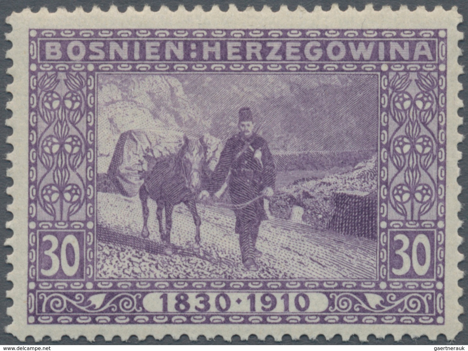 Bosnien und Herzegowina (Österreich 1879/1918): 1910, "80. Geburtstag Franz Joseph" alle 80(!) versc