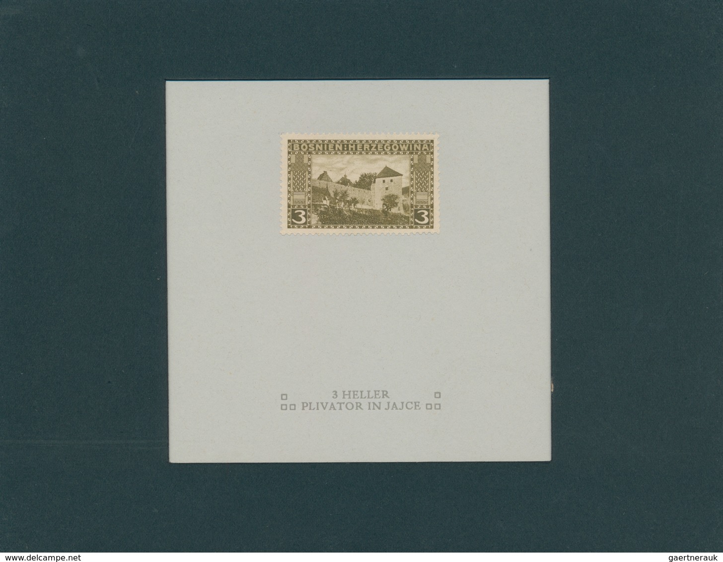 Bosnien und Herzegowina (Österreich 1879/1918): 1906, Freimarken, 1 H. bis 5 Kr, komplette Serie von