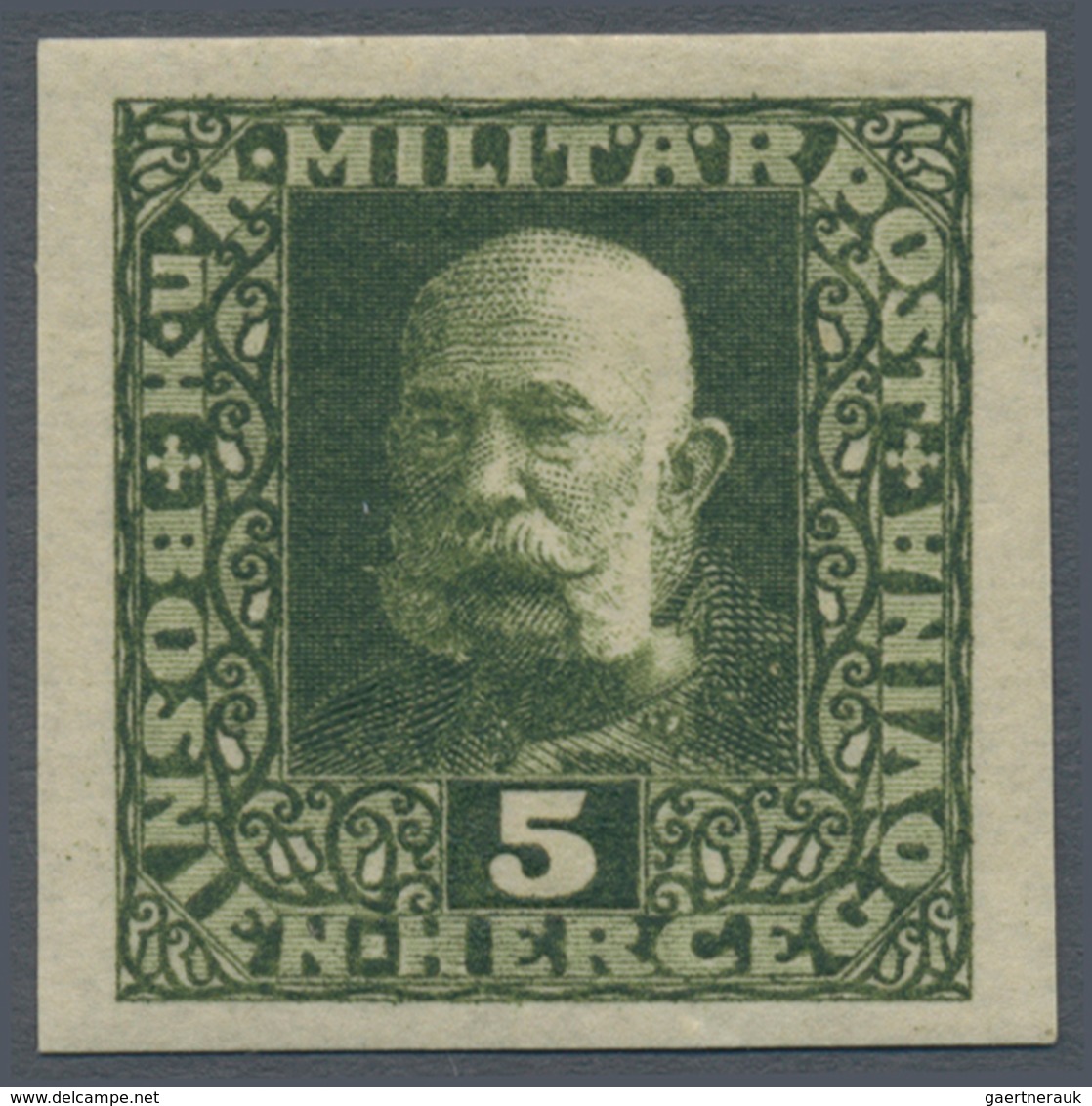 Bosnien Und Herzegowina (Österreich 1879/1918): 1916, Freimarken Franz Joseph, 3 H Bis 10 Kr. UNGEZÄ - Bosnia And Herzegovina