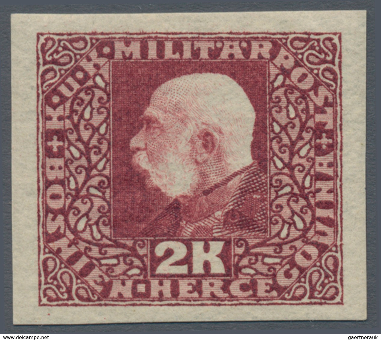 Bosnien und Herzegowina (Österreich 1879/1918): 1916, Freimarken Franz Joseph, 3 H bis 10 Kr. UNGEZÄ