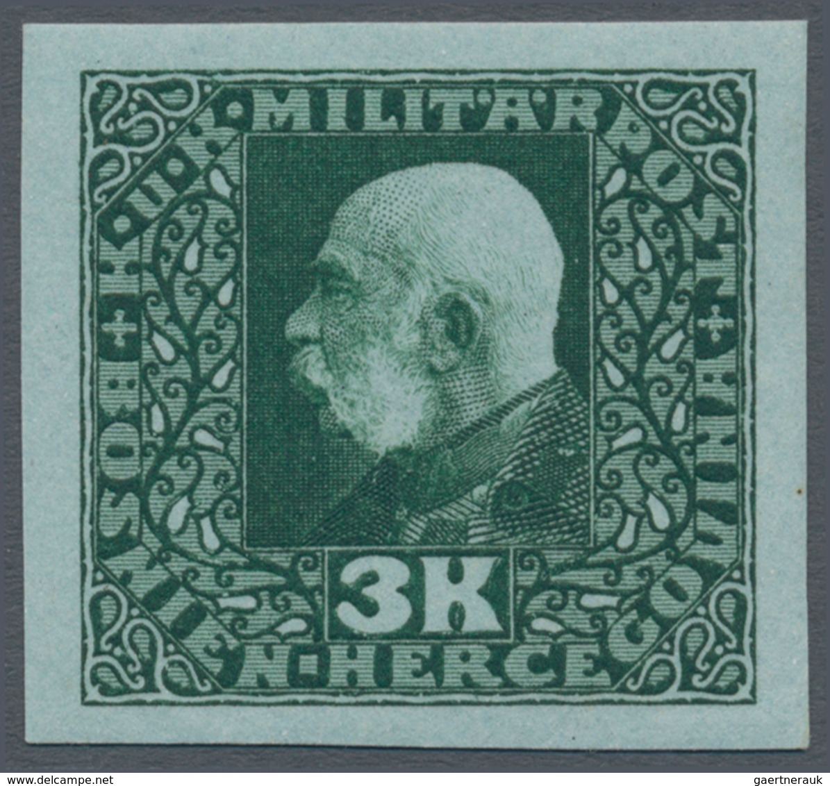 Bosnien und Herzegowina (Österreich 1879/1918): 1916, Freimarken Franz Joseph, 3 H bis 10 Kr. UNGEZÄ