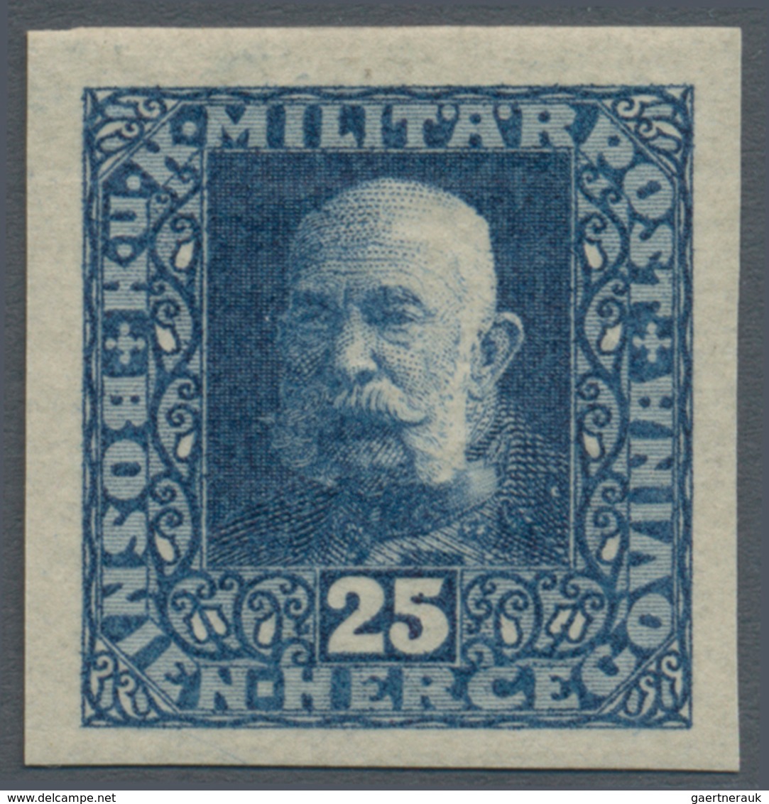 Bosnien und Herzegowina (Österreich 1879/1918): 1916, Freimarken Franz Joseph, 3 H bis 10 Kr. UNGEZÄ