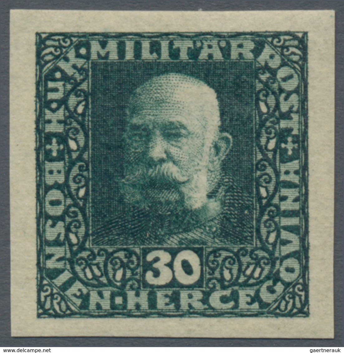 Bosnien und Herzegowina (Österreich 1879/1918): 1916, Freimarken Franz Joseph, 3 H bis 10 Kr. UNGEZÄ