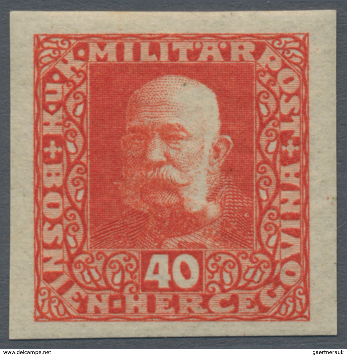 Bosnien und Herzegowina (Österreich 1879/1918): 1916, Freimarken Franz Joseph, 3 H bis 10 Kr. UNGEZÄ