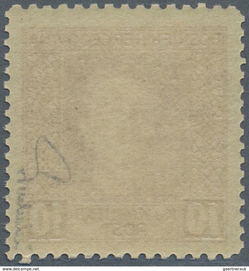 Bosnien Und Herzegowina (Österreich 1879/1918): 1916, Freimarken Franz Joseph, 10 Heller Gelbbraun I - Bosnia And Herzegovina