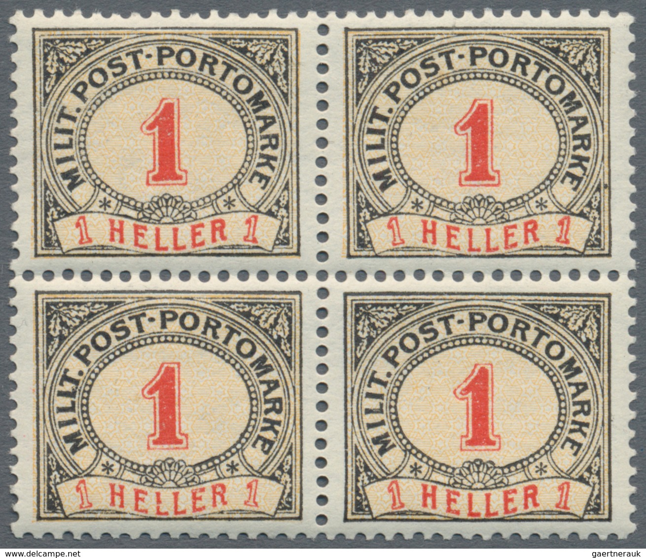 Bosnien Und Herzegowina (Österreich 1879/1918) - Portomarken: 1904, Ziffern-Portomarken 1 H Bis 200 - Bosnia And Herzegovina