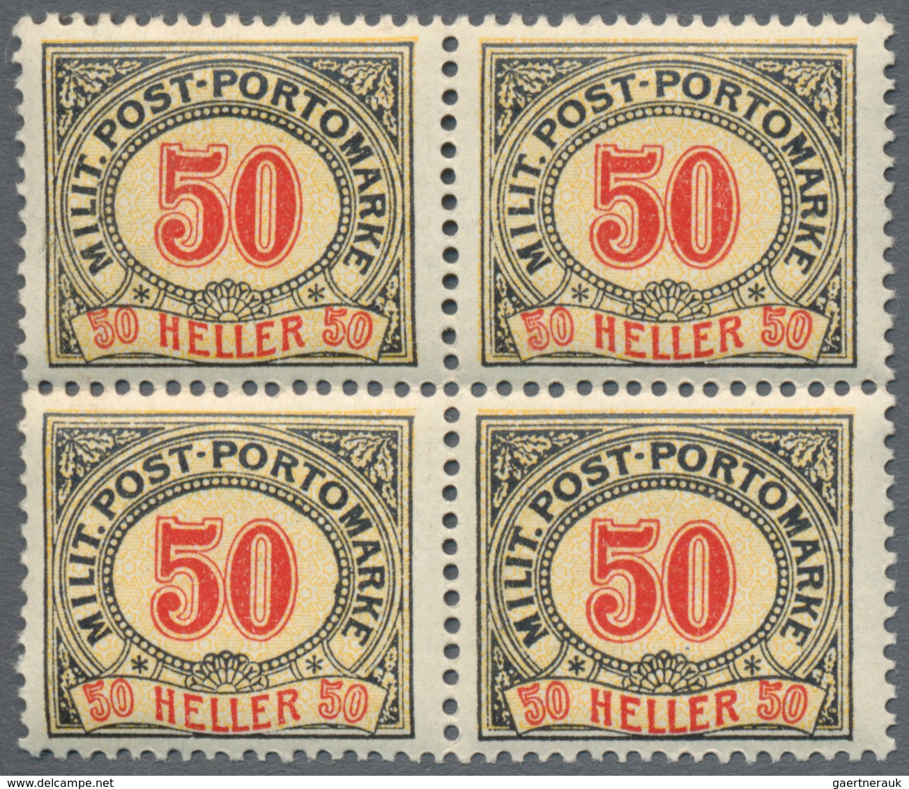 Bosnien Und Herzegowina (Österreich 1879/1918) - Portomarken: 1904, Ziffern-Portomarken 1 H Bis 200 - Bosnia And Herzegovina