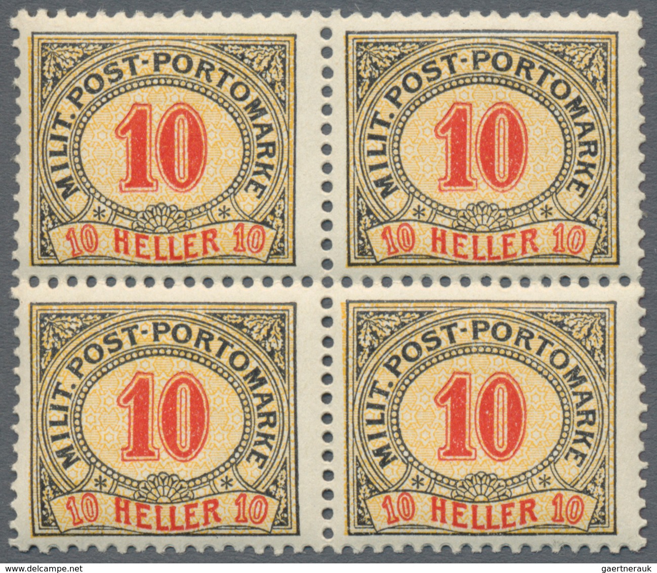 Bosnien und Herzegowina (Österreich 1879/1918) - Portomarken: 1904, Ziffern-Portomarken 1 H bis 200