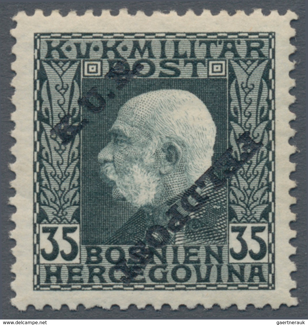 Österreichisch-Ungarische Feldpost - Allgemeine Ausgabe: 1915, 1 H - 10 K Franz Joseph Gezähnt Mit S - Sonstige & Ohne Zuordnung