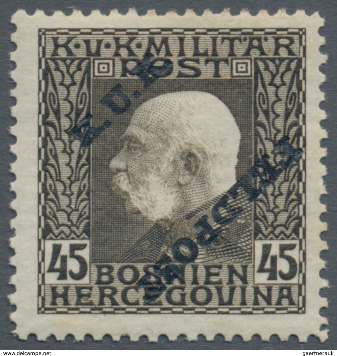 Österreichisch-Ungarische Feldpost - Allgemeine Ausgabe: 1915, 1 H - 10 K Franz Joseph Gezähnt Mit S - Other & Unclassified