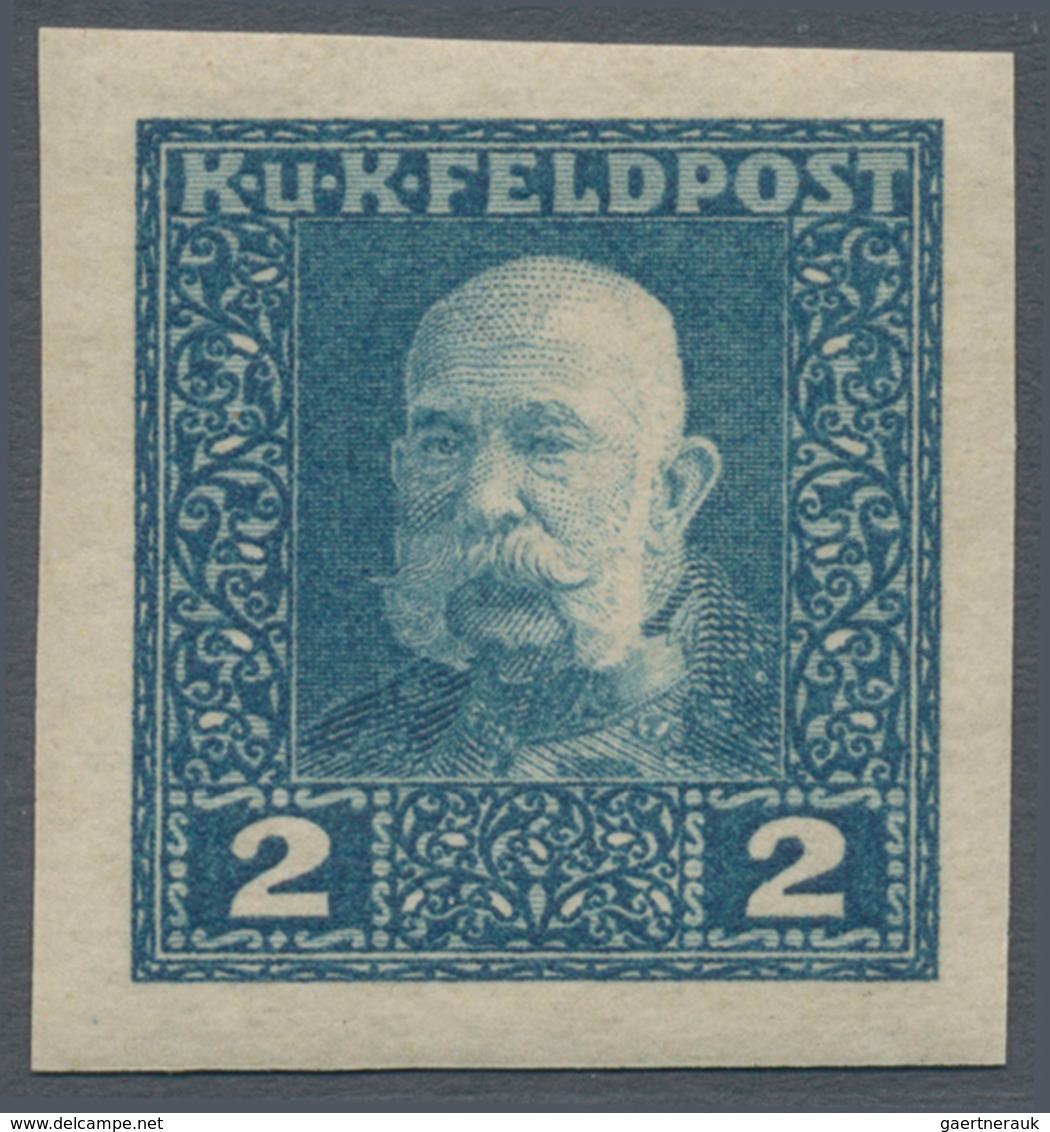 Österreichisch-Ungarische Feldpost - Allgemeine Ausgabe: 1915, Franz Joseph Entgültige Ausgabe 1 H - - Sonstige & Ohne Zuordnung