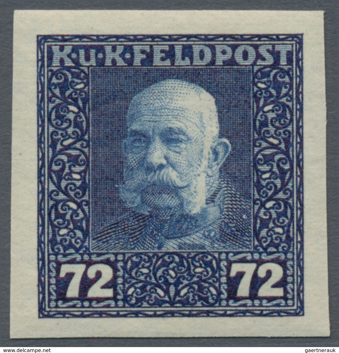 Österreichisch-Ungarische Feldpost - Allgemeine Ausgabe: 1915, Franz Joseph entgültige Ausgabe 1 H -