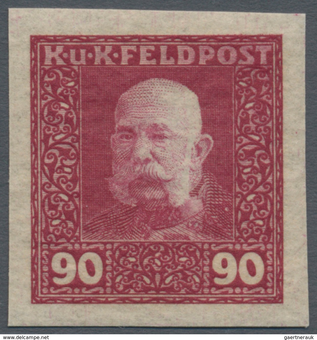 Österreichisch-Ungarische Feldpost - Allgemeine Ausgabe: 1915, Franz Joseph entgültige Ausgabe 1 H -