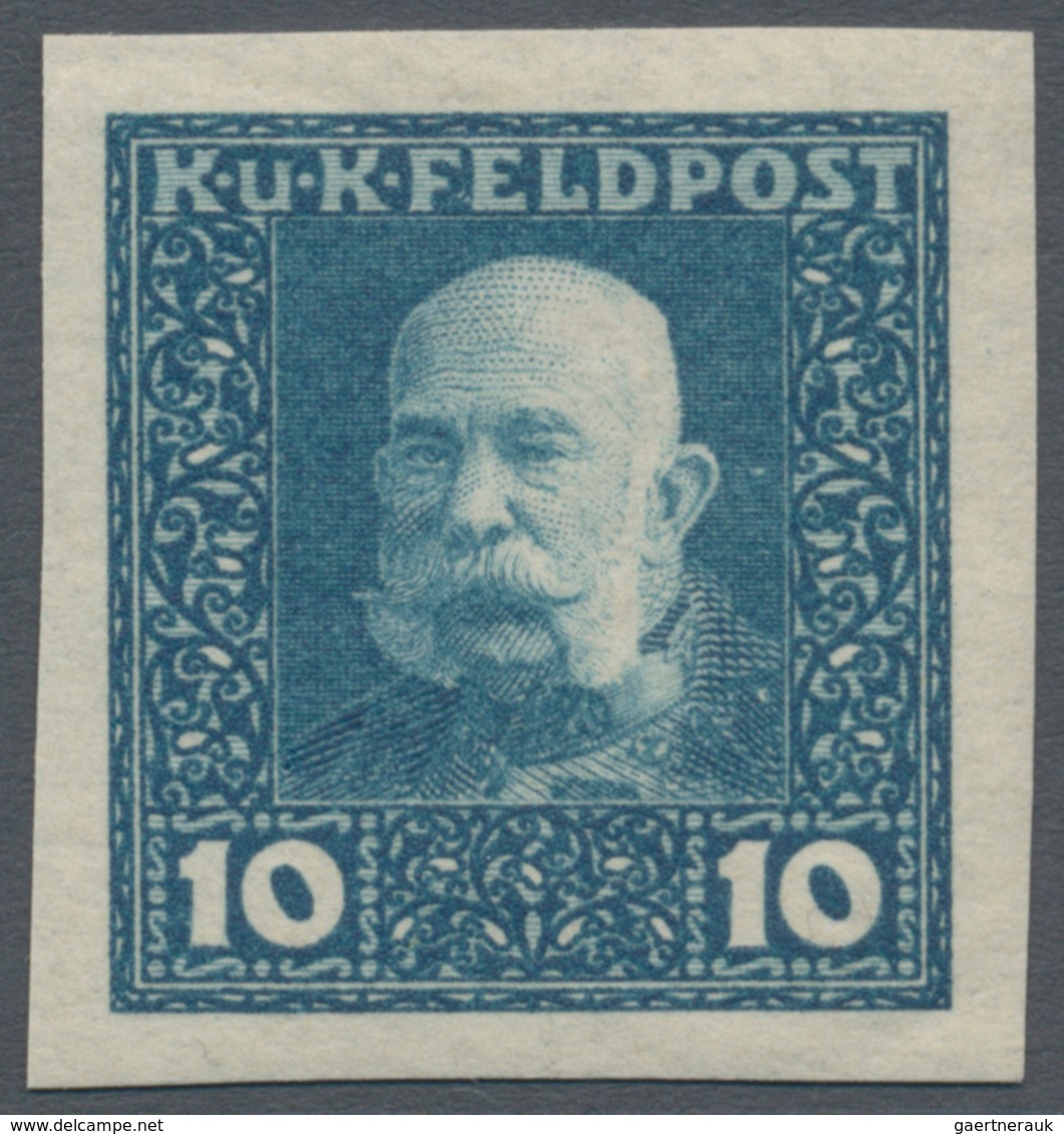 Österreichisch-Ungarische Feldpost - Allgemeine Ausgabe: 1915, Franz Joseph entgültige Ausgabe 1 H -