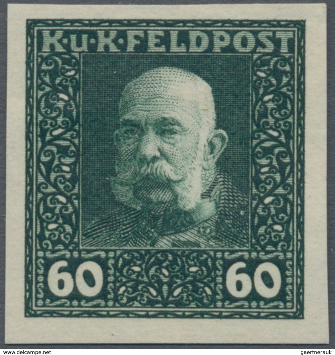 Österreichisch-Ungarische Feldpost - Allgemeine Ausgabe: 1915, Franz Joseph Entgültige Ausgabe 1 H - - Sonstige & Ohne Zuordnung