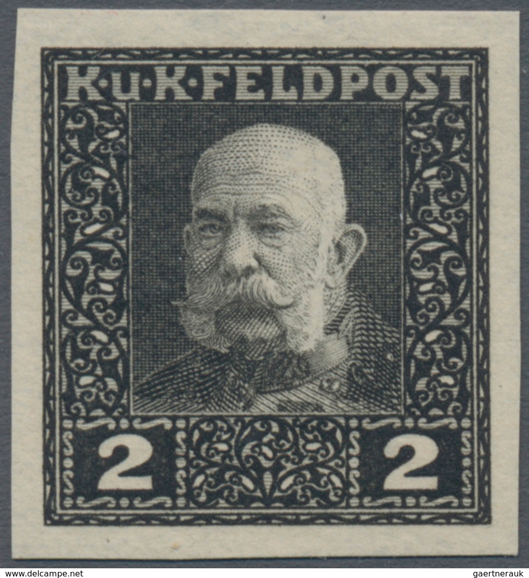 Österreichisch-Ungarische Feldpost - Allgemeine Ausgabe: 1915, Franz Joseph entgültige Ausgabe 1 H -