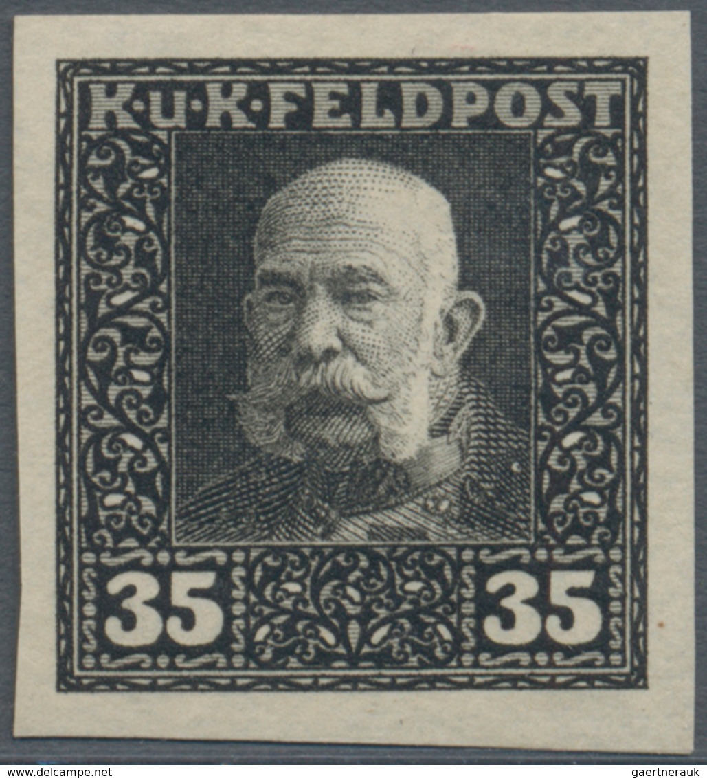 Österreichisch-Ungarische Feldpost - Allgemeine Ausgabe: 1915, Franz Joseph entgültige Ausgabe 1 H -