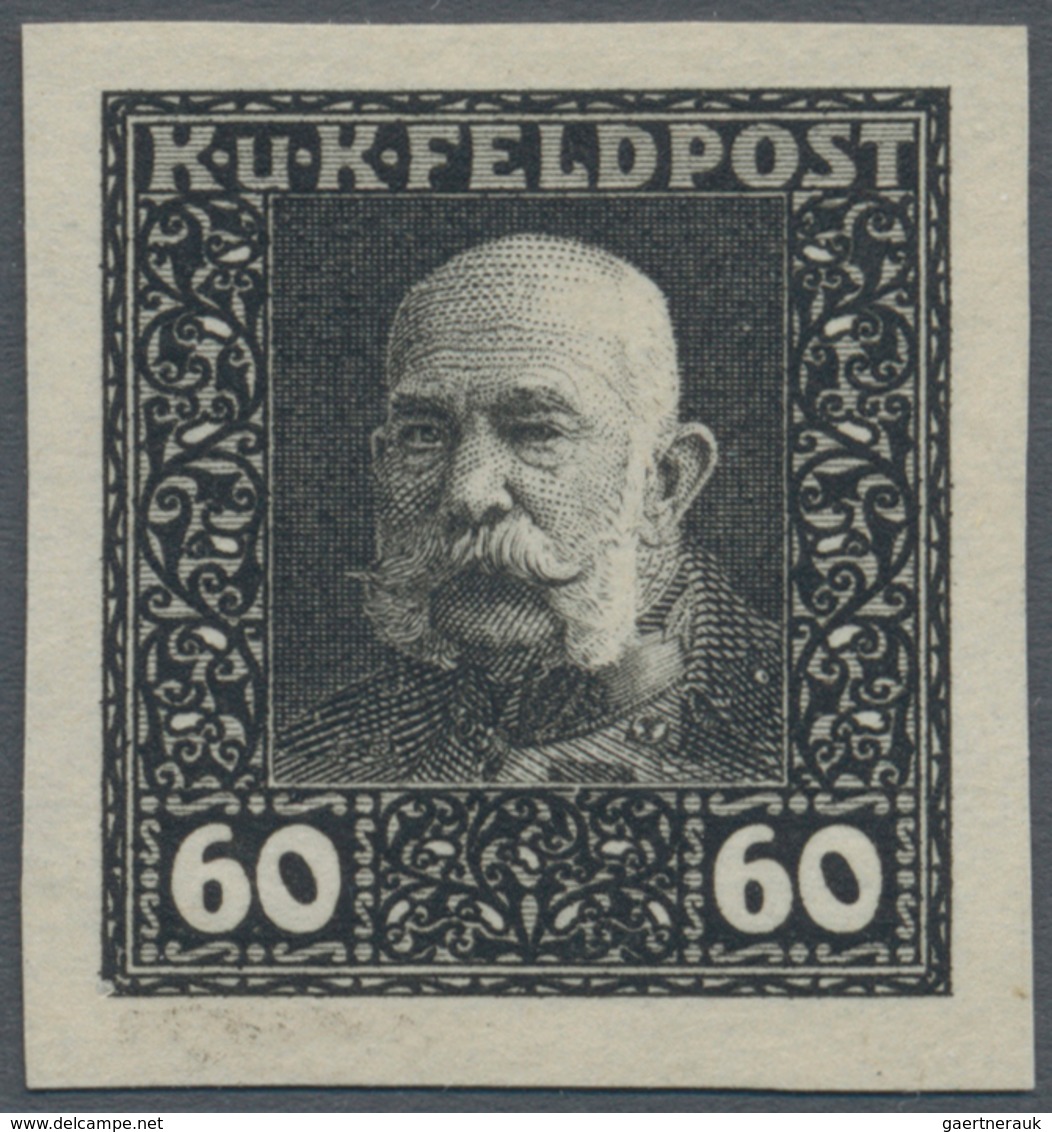 Österreichisch-Ungarische Feldpost - Allgemeine Ausgabe: 1915, Franz Joseph entgültige Ausgabe 1 H -