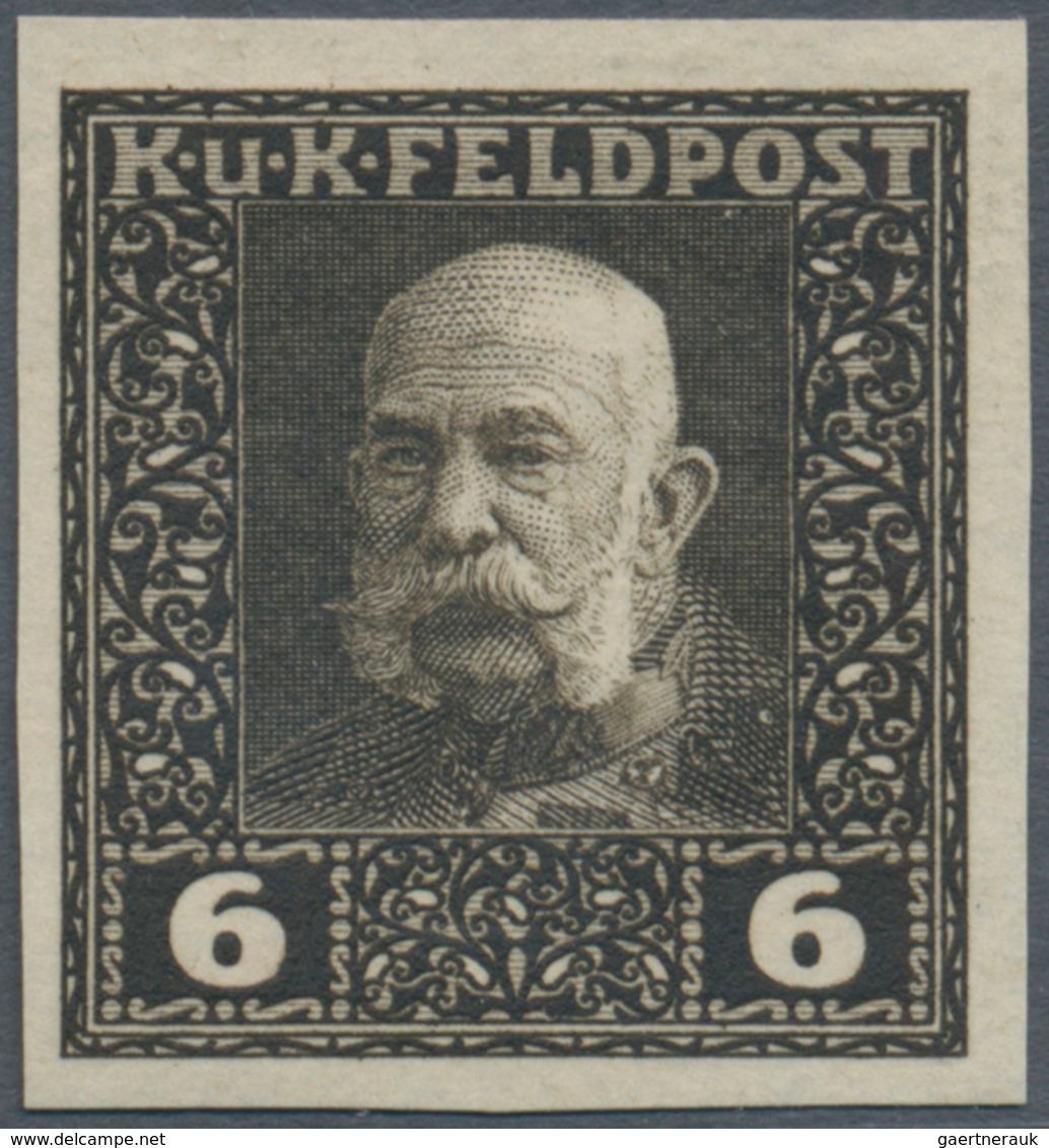 Österreichisch-Ungarische Feldpost - Allgemeine Ausgabe: 1915, Franz Joseph entgültige Ausgabe 1 H -