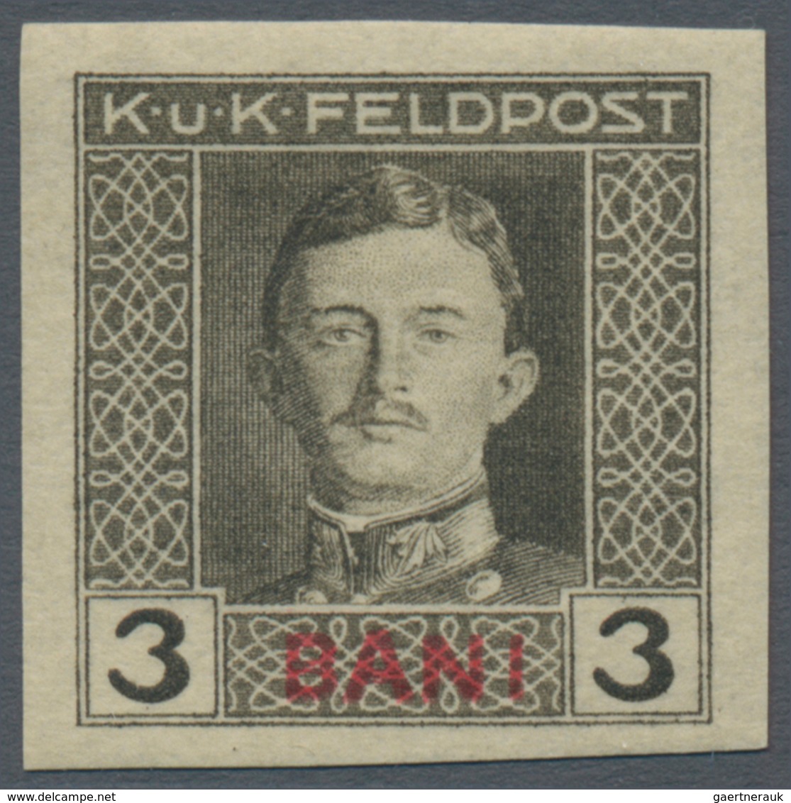 Österreichisch-Ungarische Feldpost - Rumänien: 1917, Siebzehn UNGEZÄHNTE Marken Kaiser Karl 1 H Bis - Other & Unclassified