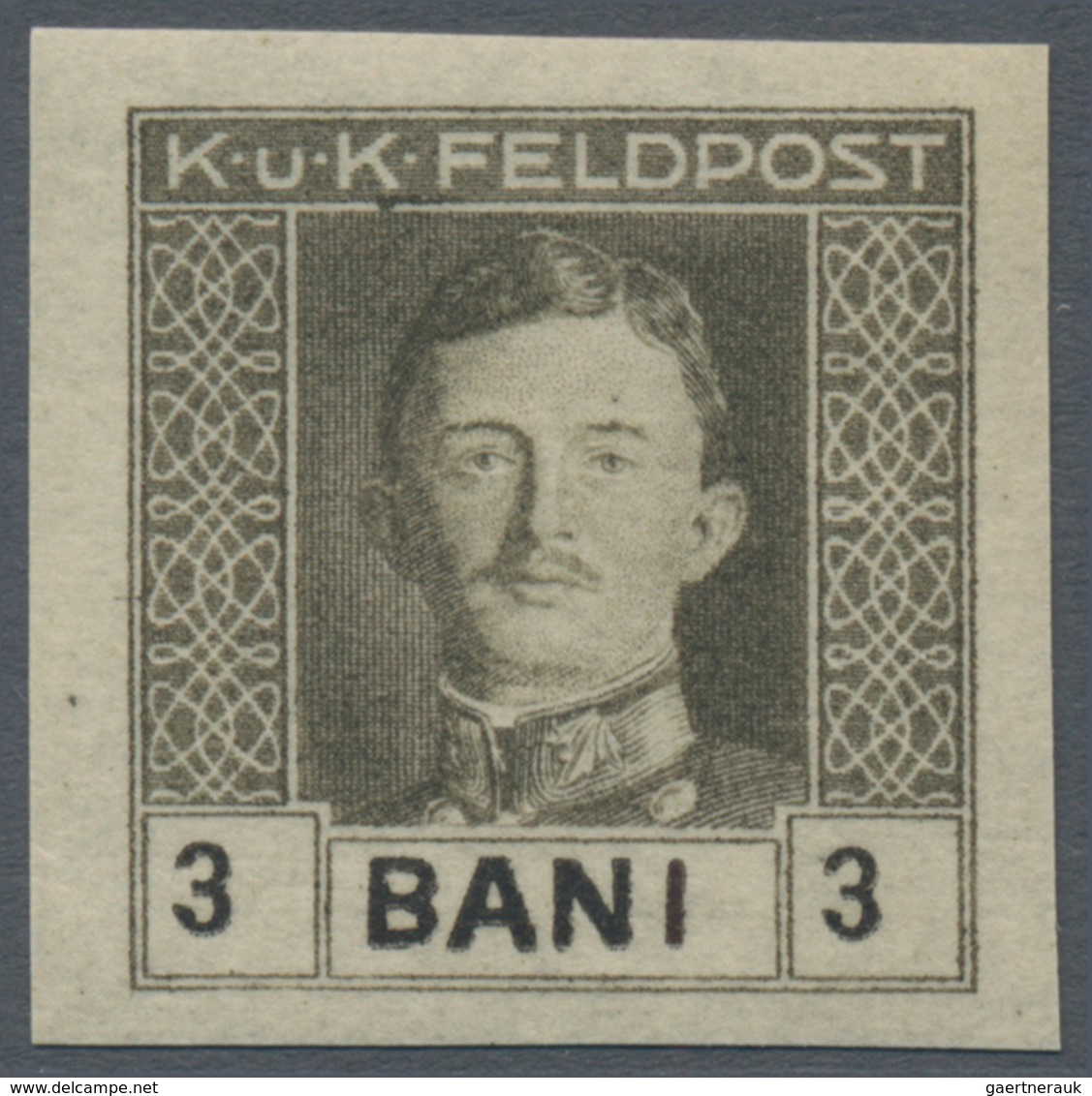 Österreichisch-Ungarische Feldpost - Rumänien: 1918, Kaiser Karl 3 Bani Bis 4 Lei Kompletter UNGEZÄH - Other & Unclassified