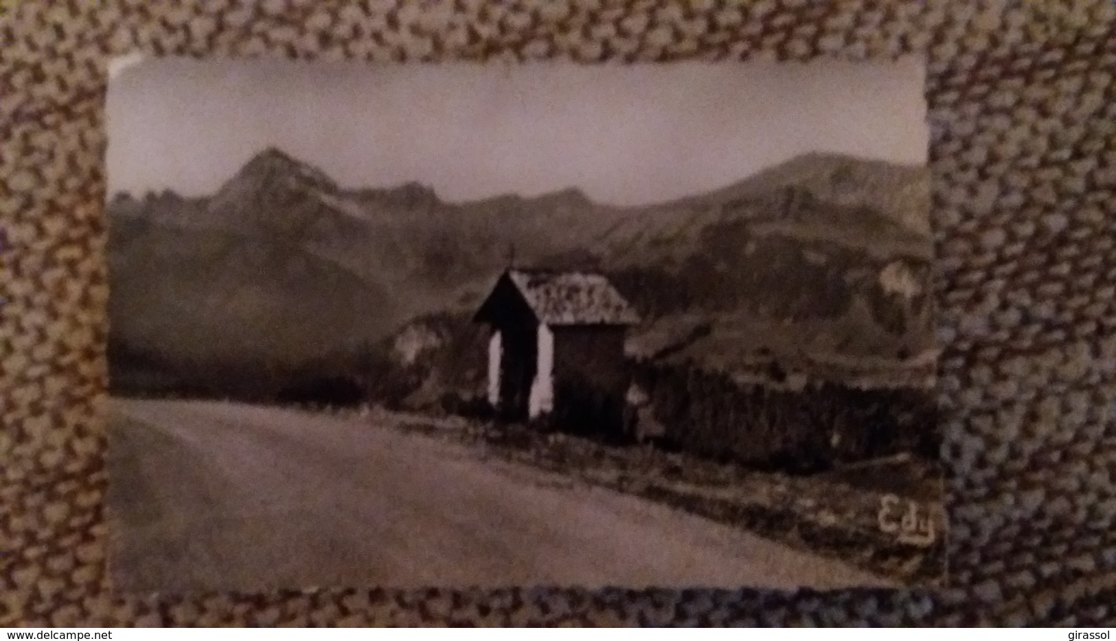 CPSM CREST VOLAND SAVOIE ALT 1230 M CHAPELLE DES REYS MONT CHARVIN ROUTE DU COL DES SAISIES ED EDY 1960 - Autres & Non Classés