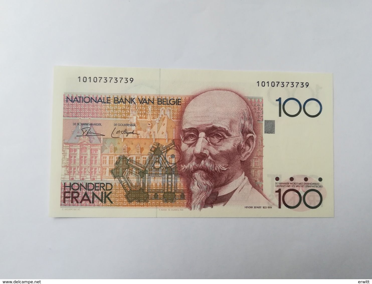 BELGIO 100 FRANCS - 100 Francs