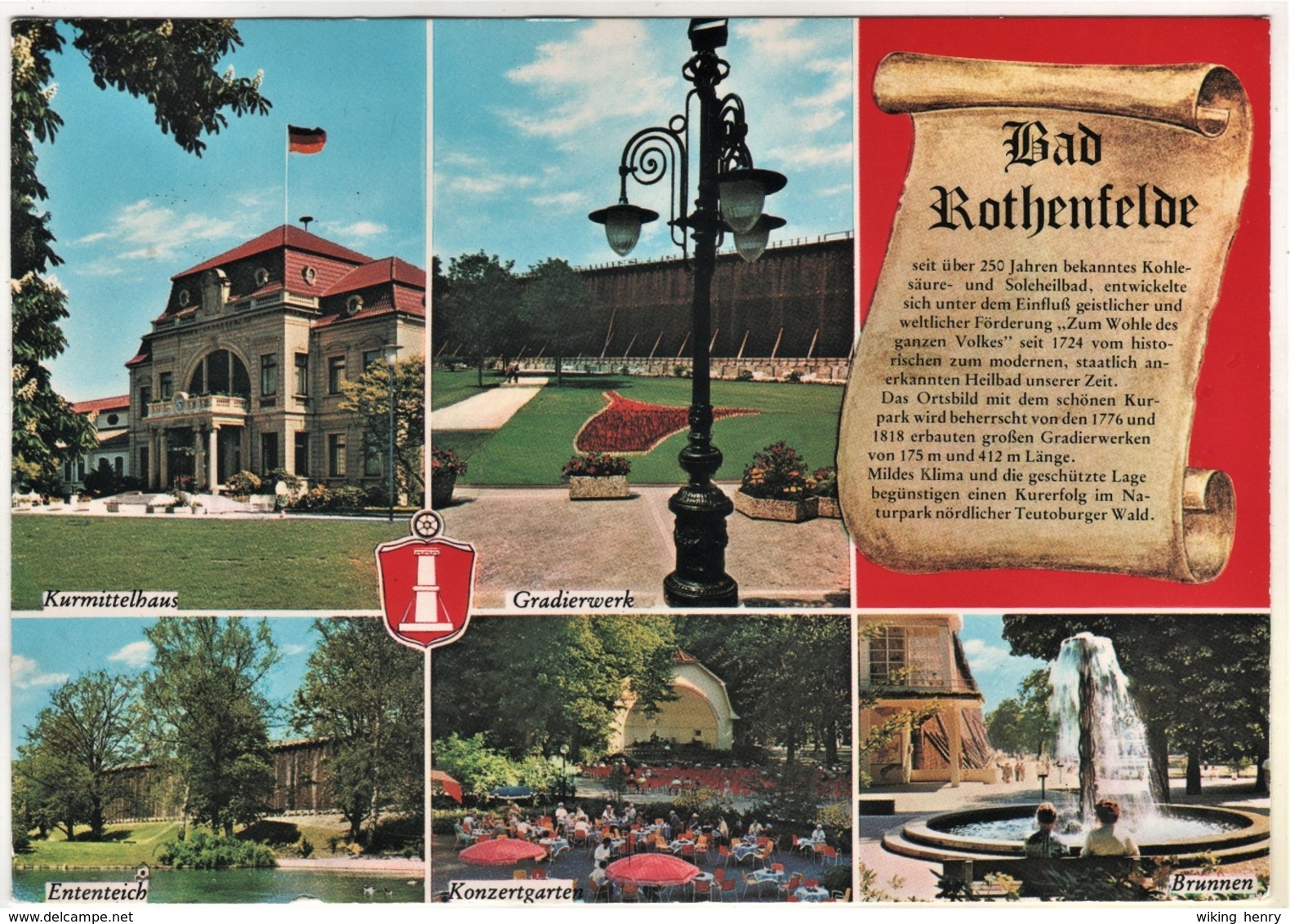 Bad Rothenfelde - Mehrbildkarte 15   Mit Chronik - Bad Rothenfelde