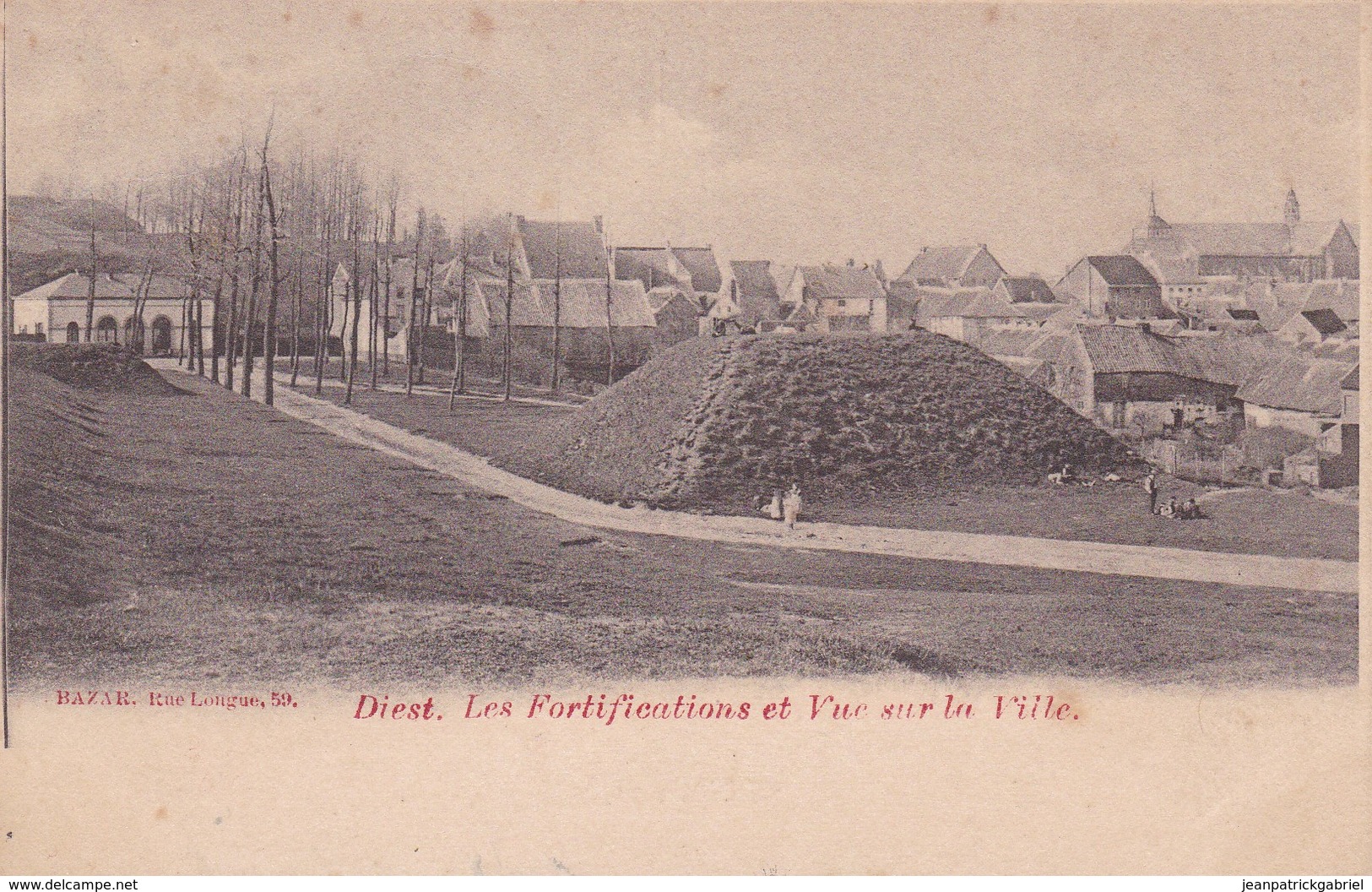 119 Diest Les Fortifications Et Vue Sur La Ville - Diest