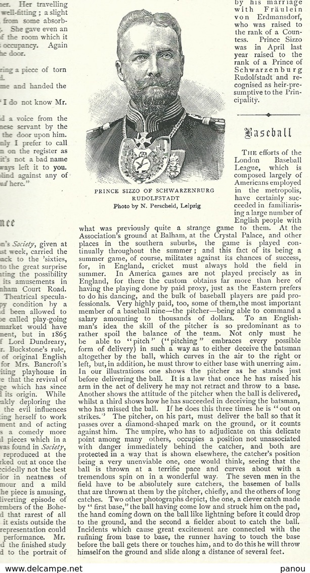 THE GRAPHIC N-1418-JANUARY-30-1897-36-pages-India-Bombay-Baseball-Benin  Alaska Cecil Rhodes - Other & Unclassified