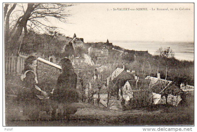 SAINT VALERY SUR SOMME - Le Romerel , Vu Du Calvaire    (92065) - Saint Valery Sur Somme