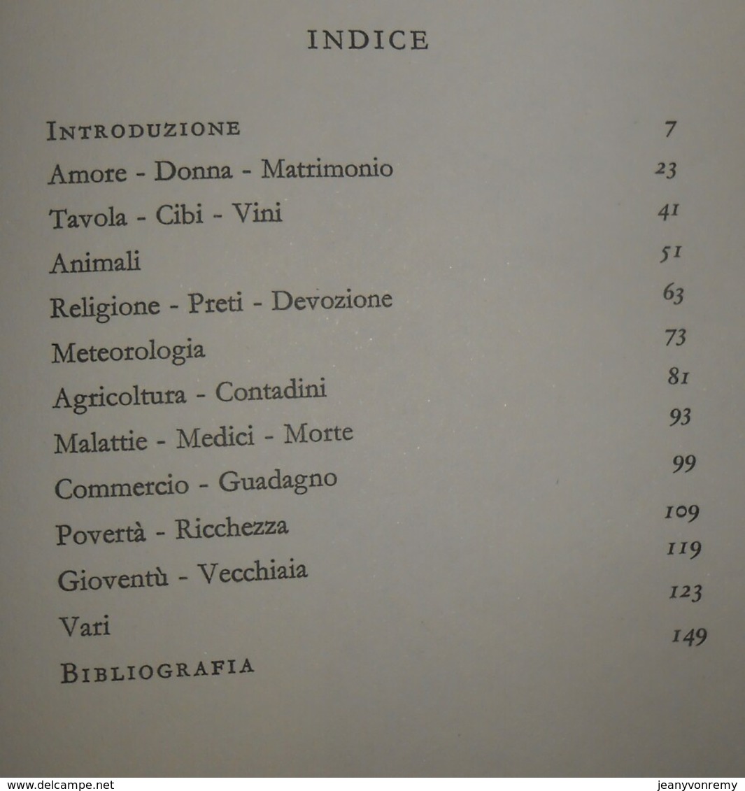 Proverbi Veneti. Giovanni Antonio Gibotto. 1992. - Autres & Non Classés