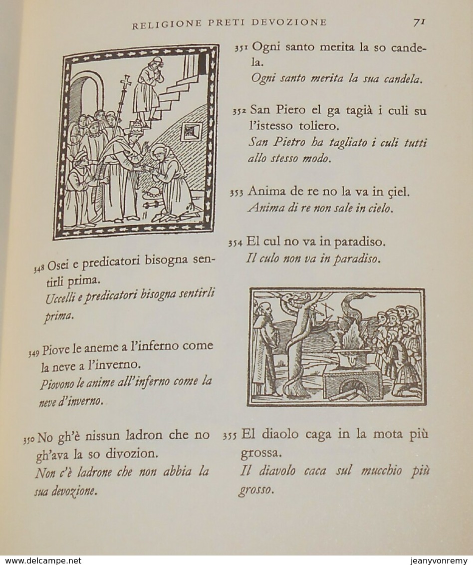 Proverbi Veneti. Giovanni Antonio Gibotto. 1992. - Autres & Non Classés