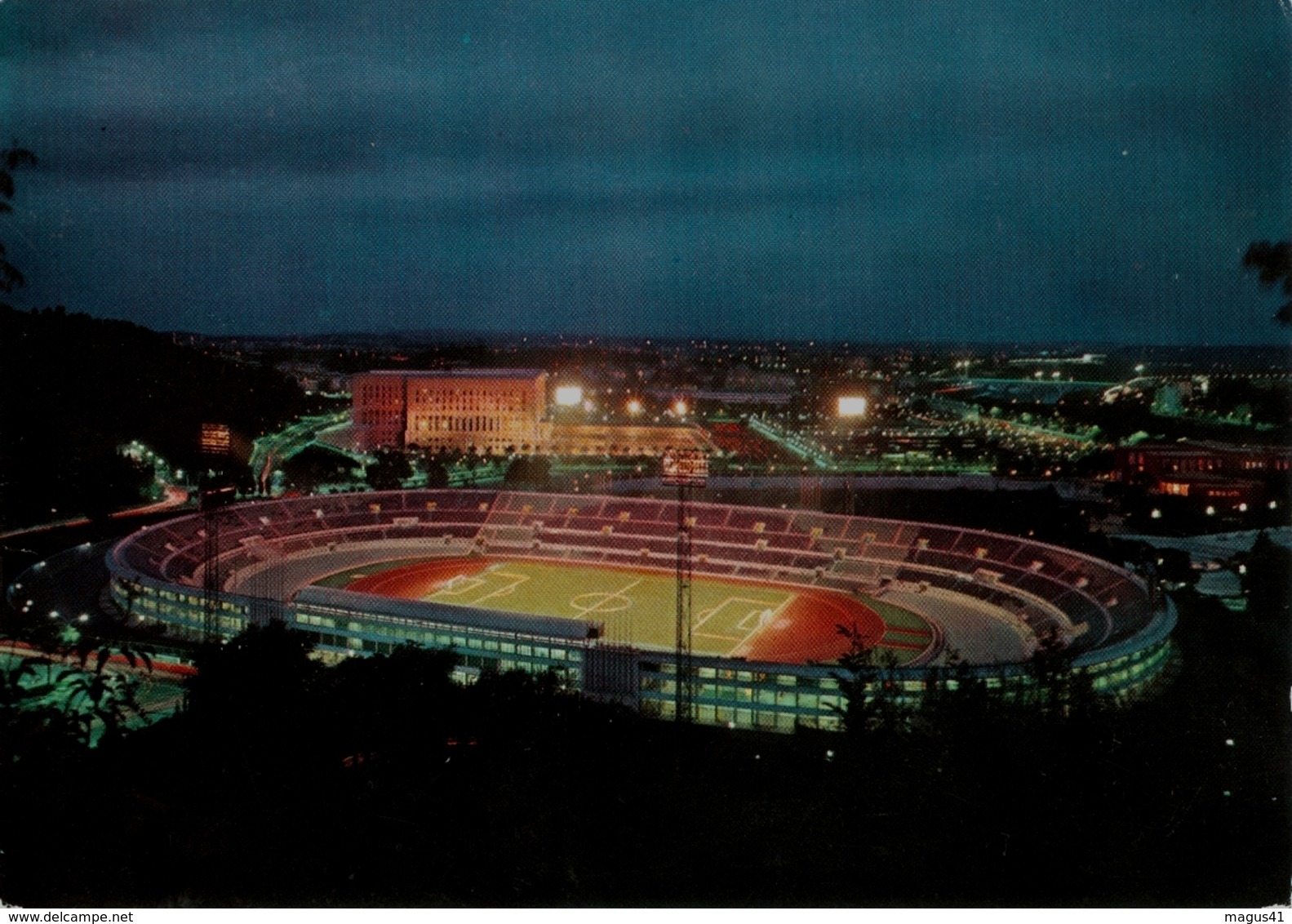 ROMA DI NOTTE - STADIO OLIMPICO STADIUM STADION STADE ESTADIO - Estadios E Instalaciones Deportivas