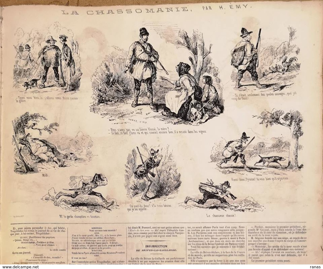 Revue Journal Le Journal Pour Rire Satirique Caricature Du 2 Septembre 1848 THIERS - 1800 - 1849